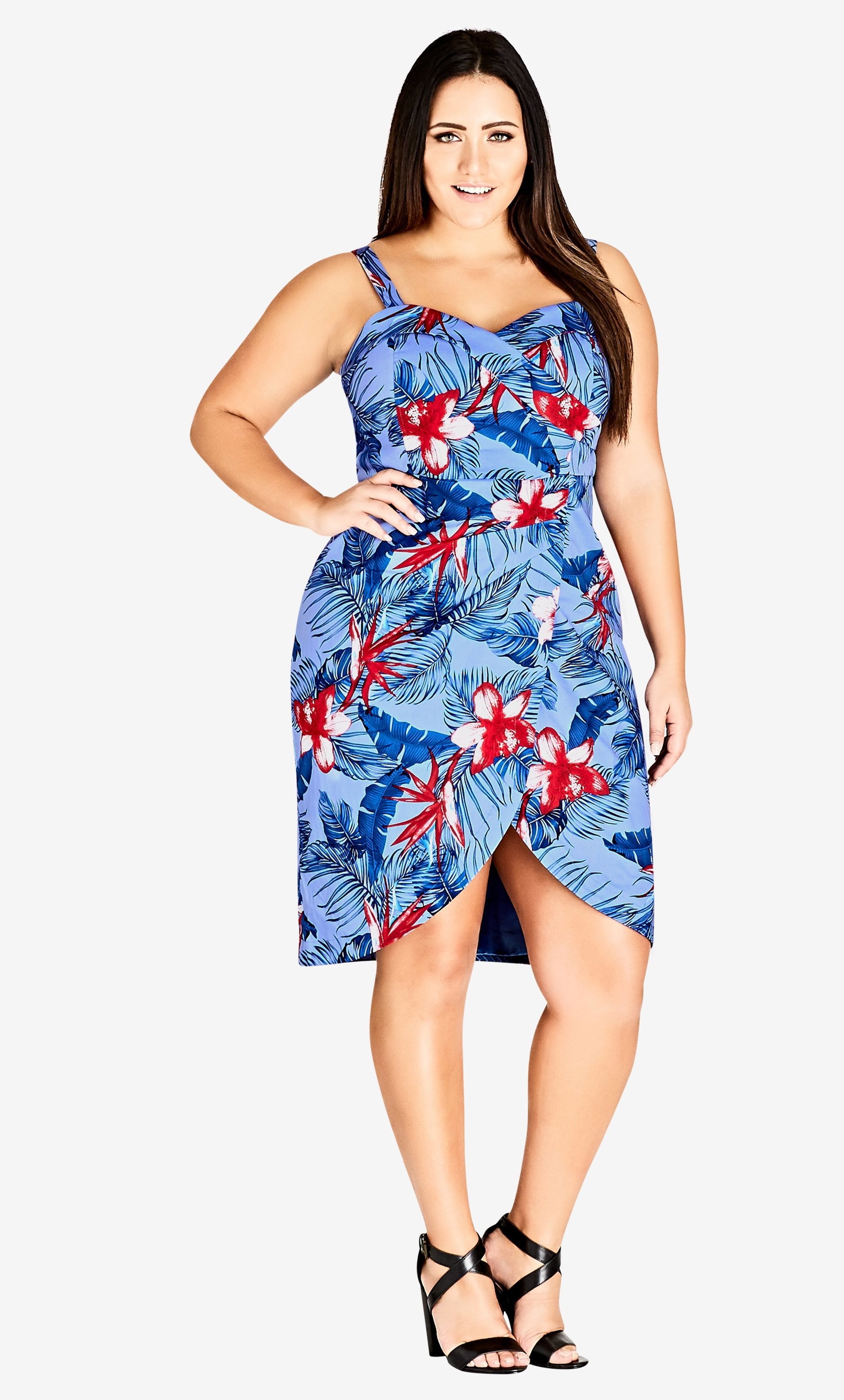 2 piece hawaiian dress