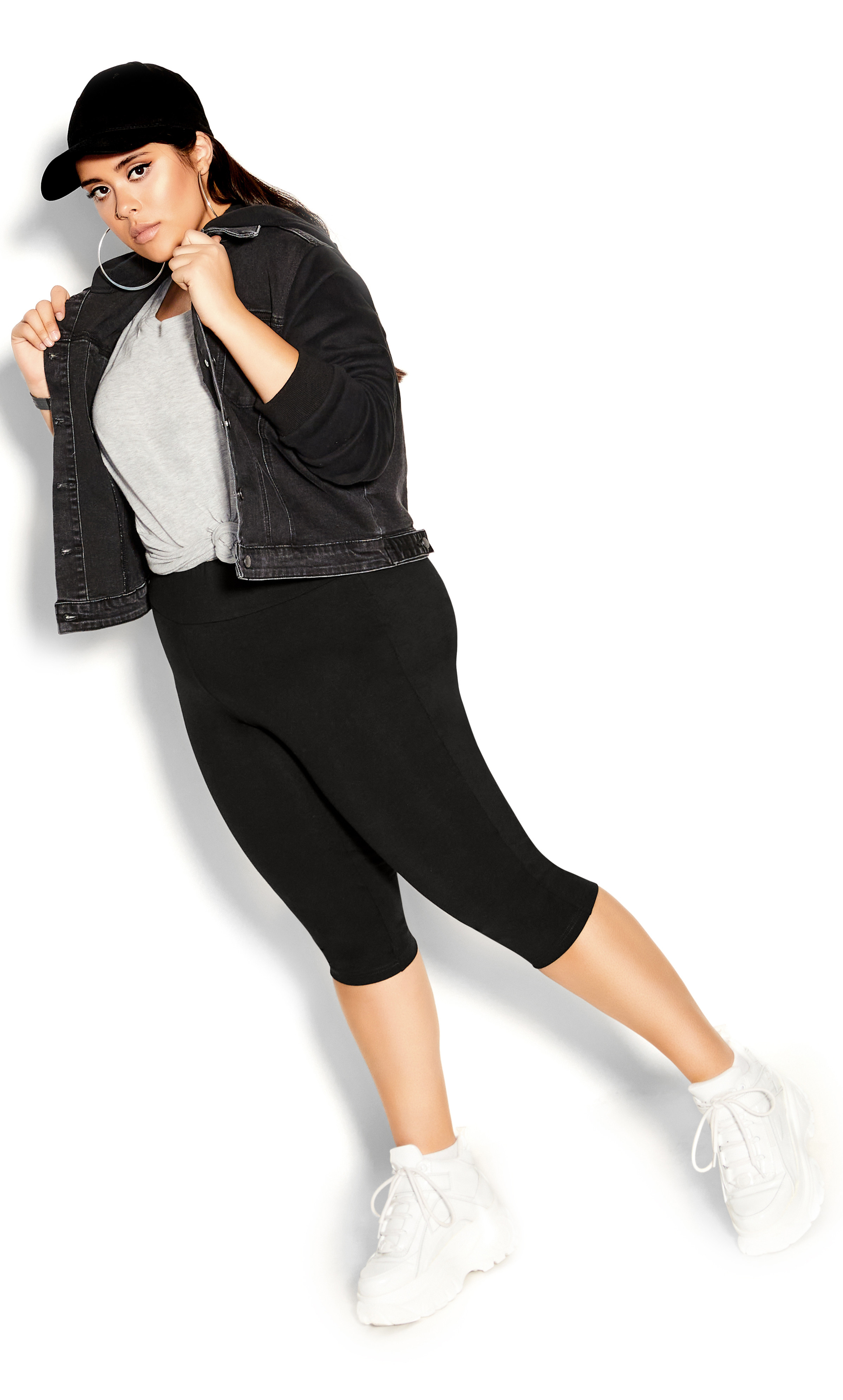 Shop Womens Plus Size Plus Size Black 34 Gym Active Wear Workout Legging 4609
